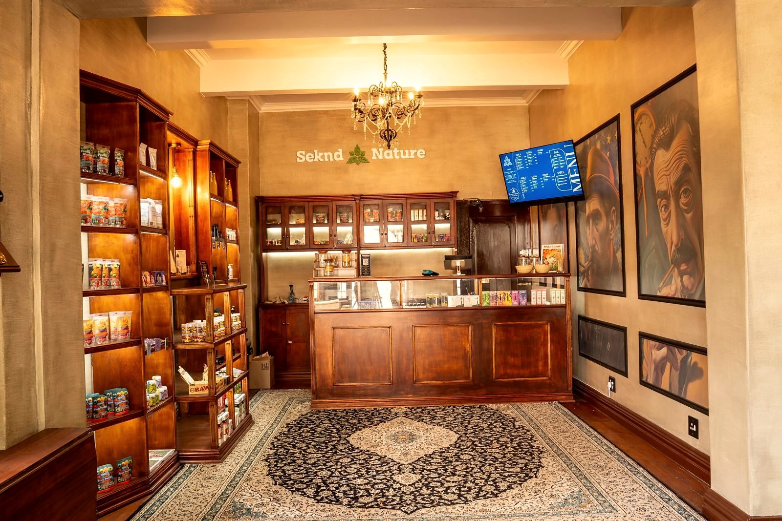 Inside the Seknd Nature lounge